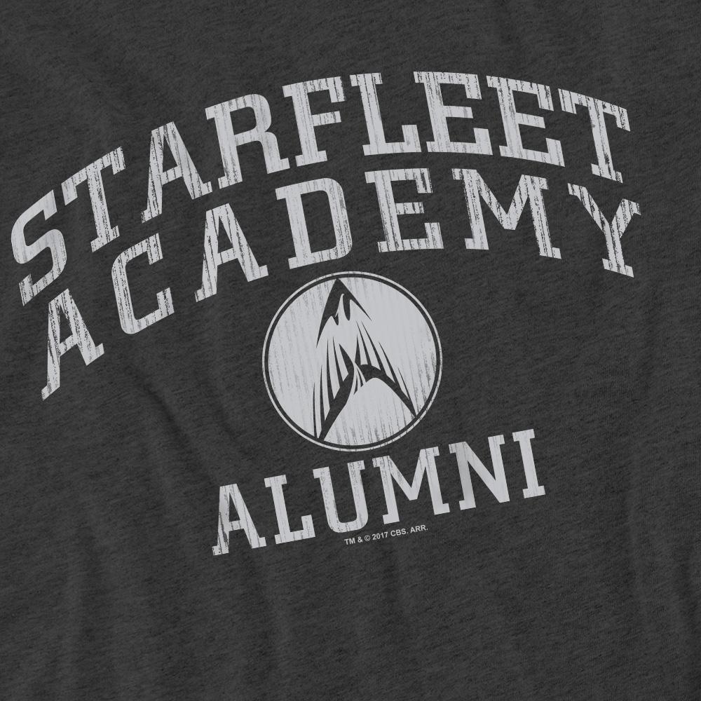 Charcoal - Side - Star Trek Unisex Adult Alumni T-Shirt