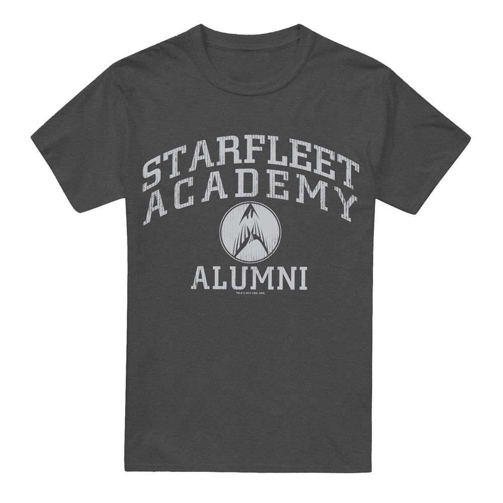 Charcoal - Front - Star Trek Unisex Adult Alumni T-Shirt