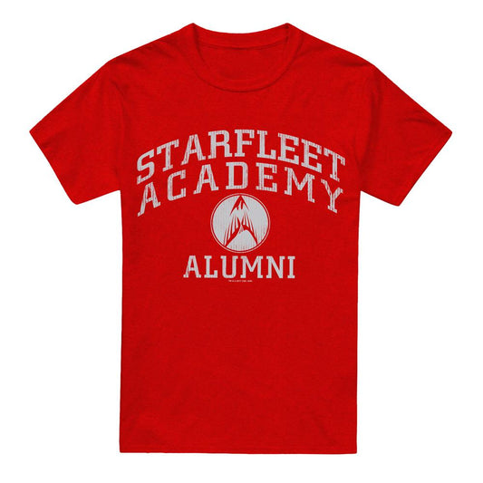 Red - Front - Star Trek Unisex Adult Alumni T-Shirt