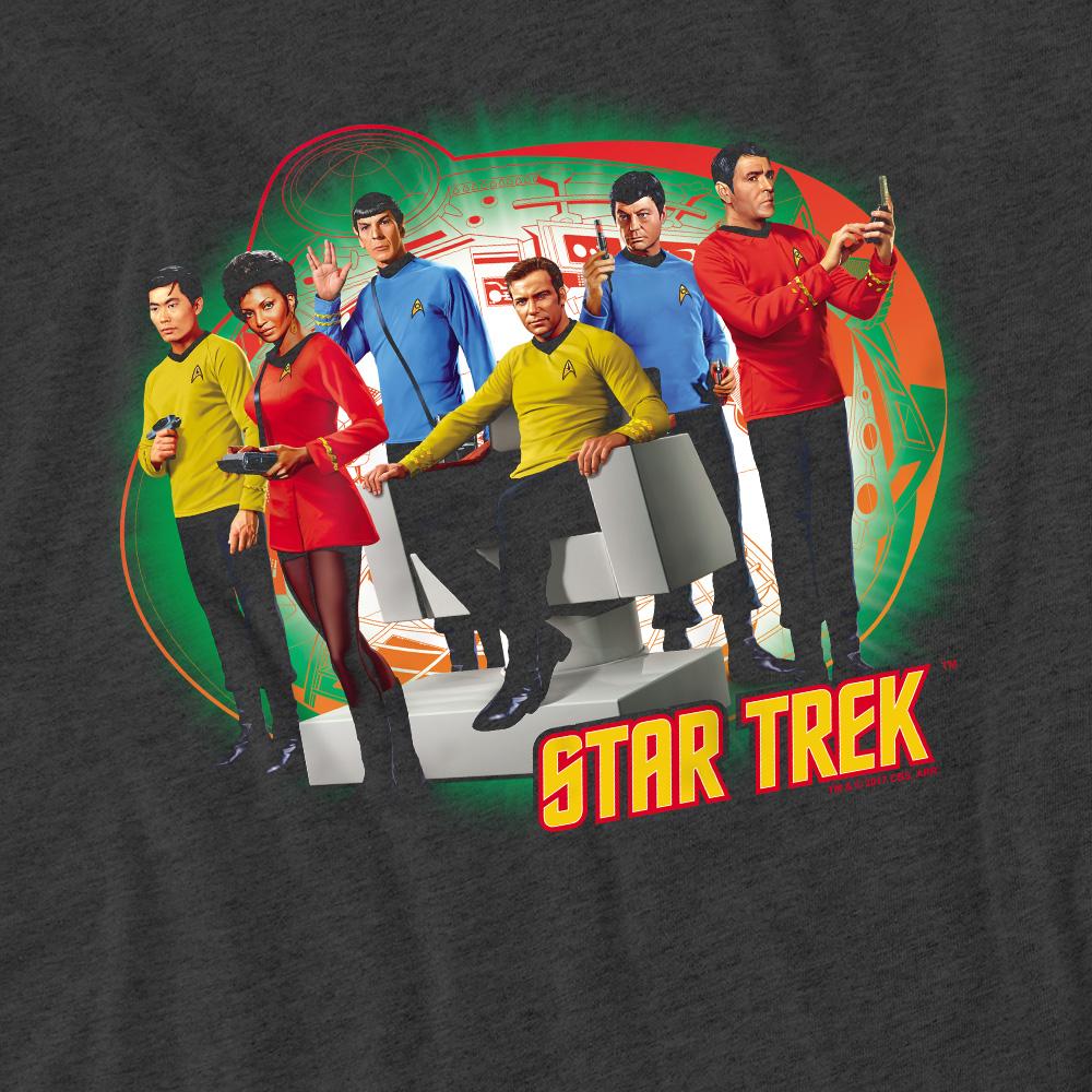 Charcoal - Pack Shot - Star Trek Unisex Adult Enterprise´s Finest T-Shirt