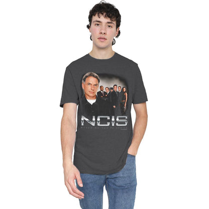 Charcoal - Side - NCIS Unisex Adult Investigators T-Shirt