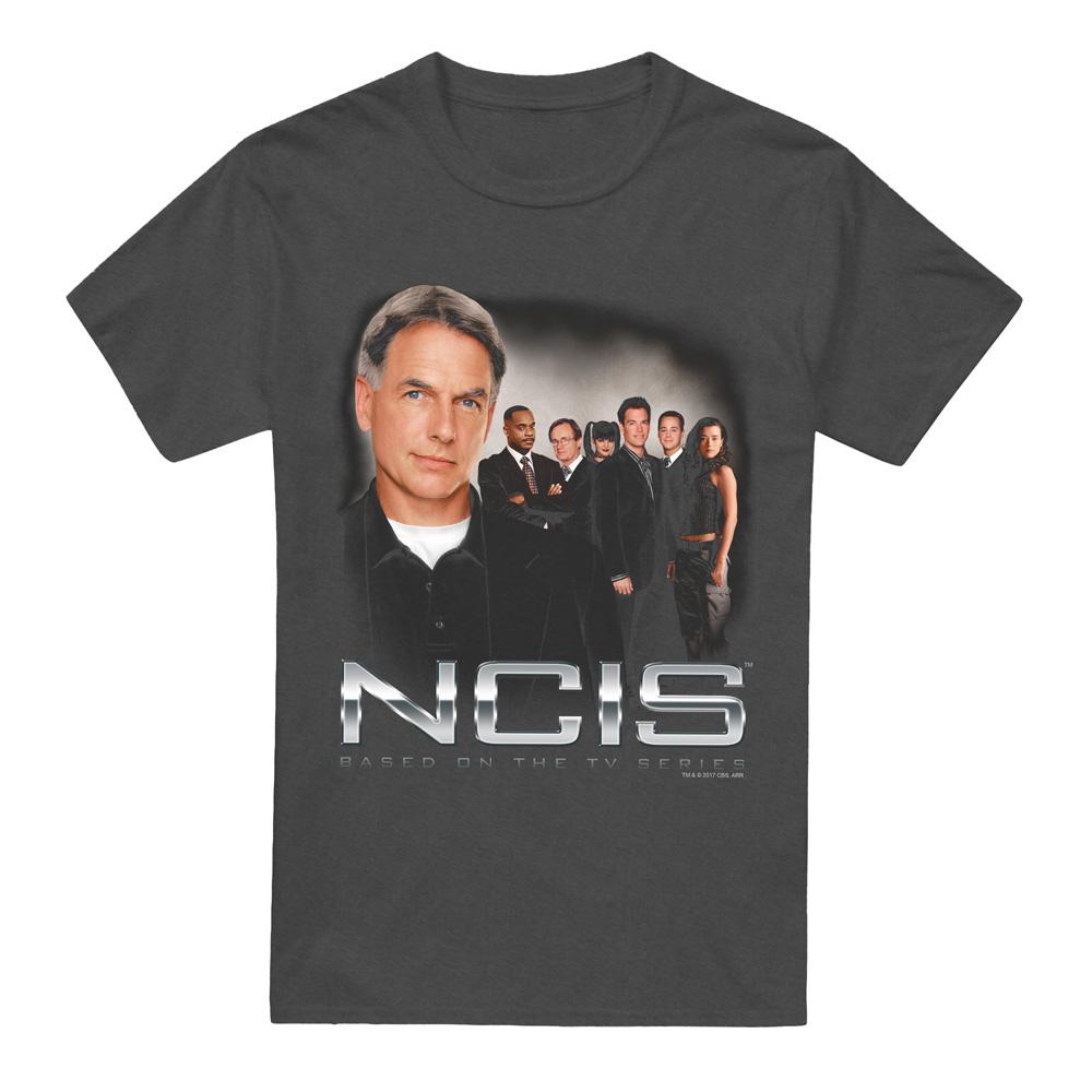 Charcoal - Front - NCIS Unisex Adult Investigators T-Shirt