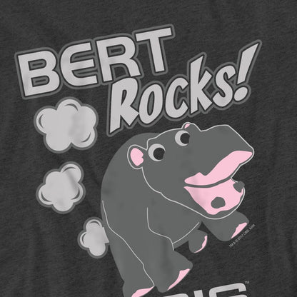 Charcoal - Pack Shot - NCIS Unisex Adult Bert Rocks T-Shirt
