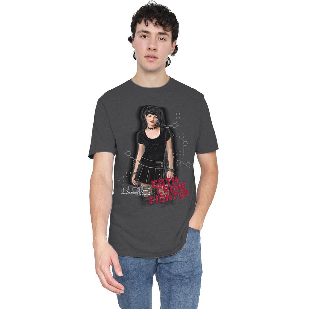 Charcoal - Lifestyle - NCIS Unisex Adult Goth Crime Fighter T-Shirt