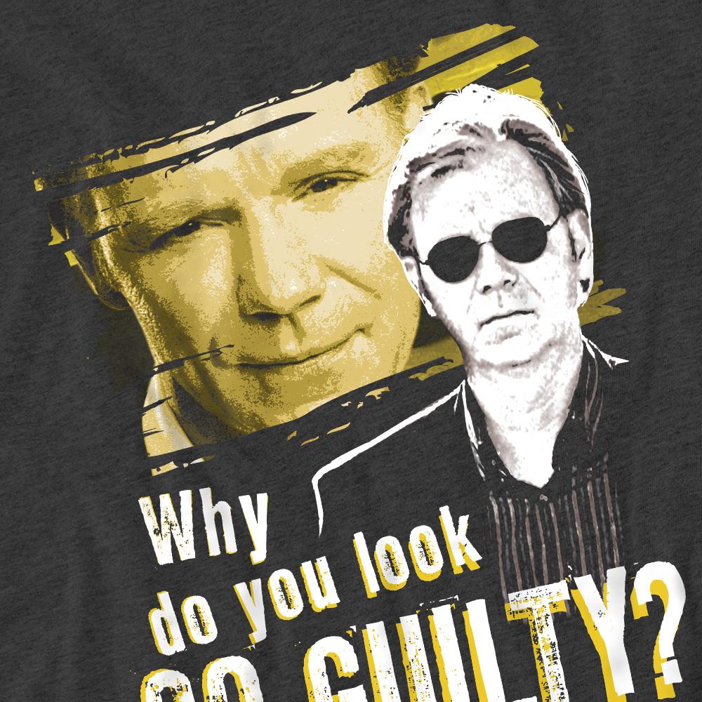 Charcoal - Pack Shot - CSI: Miami Unisex Adult So Guilty T-Shirt