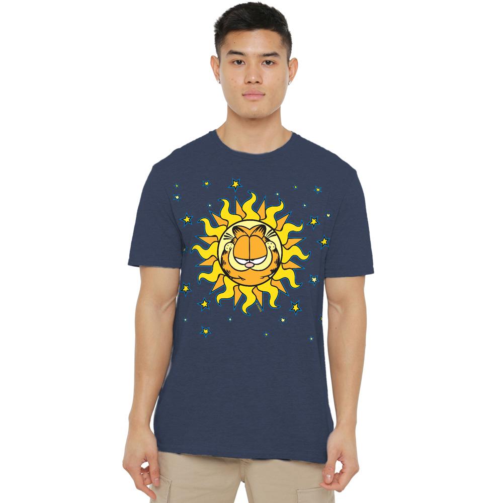 Navy - Lifestyle - Garfield Unisex Adult Celestial T-Shirt