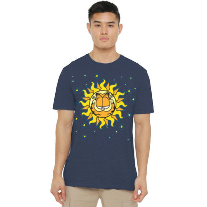 Navy - Lifestyle - Garfield Unisex Adult Celestial T-Shirt