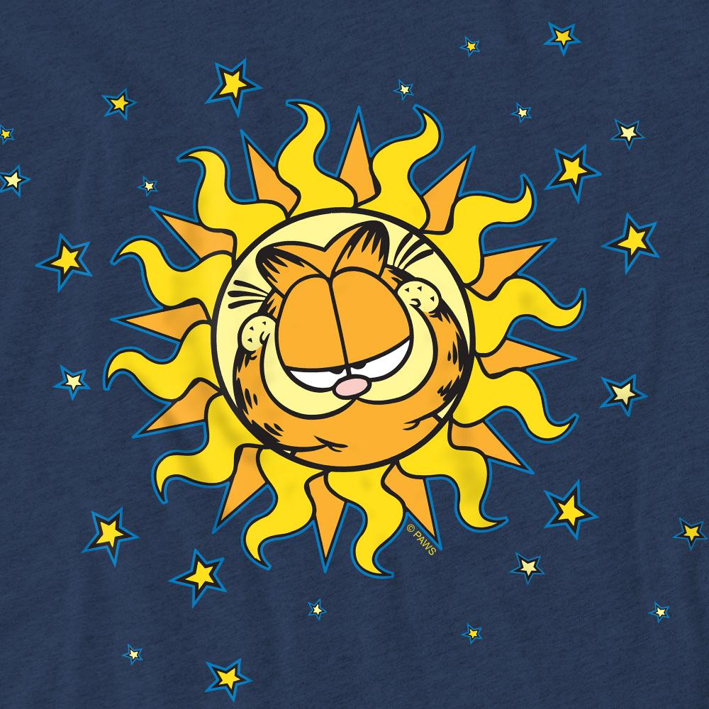 Navy - Pack Shot - Garfield Unisex Adult Celestial T-Shirt
