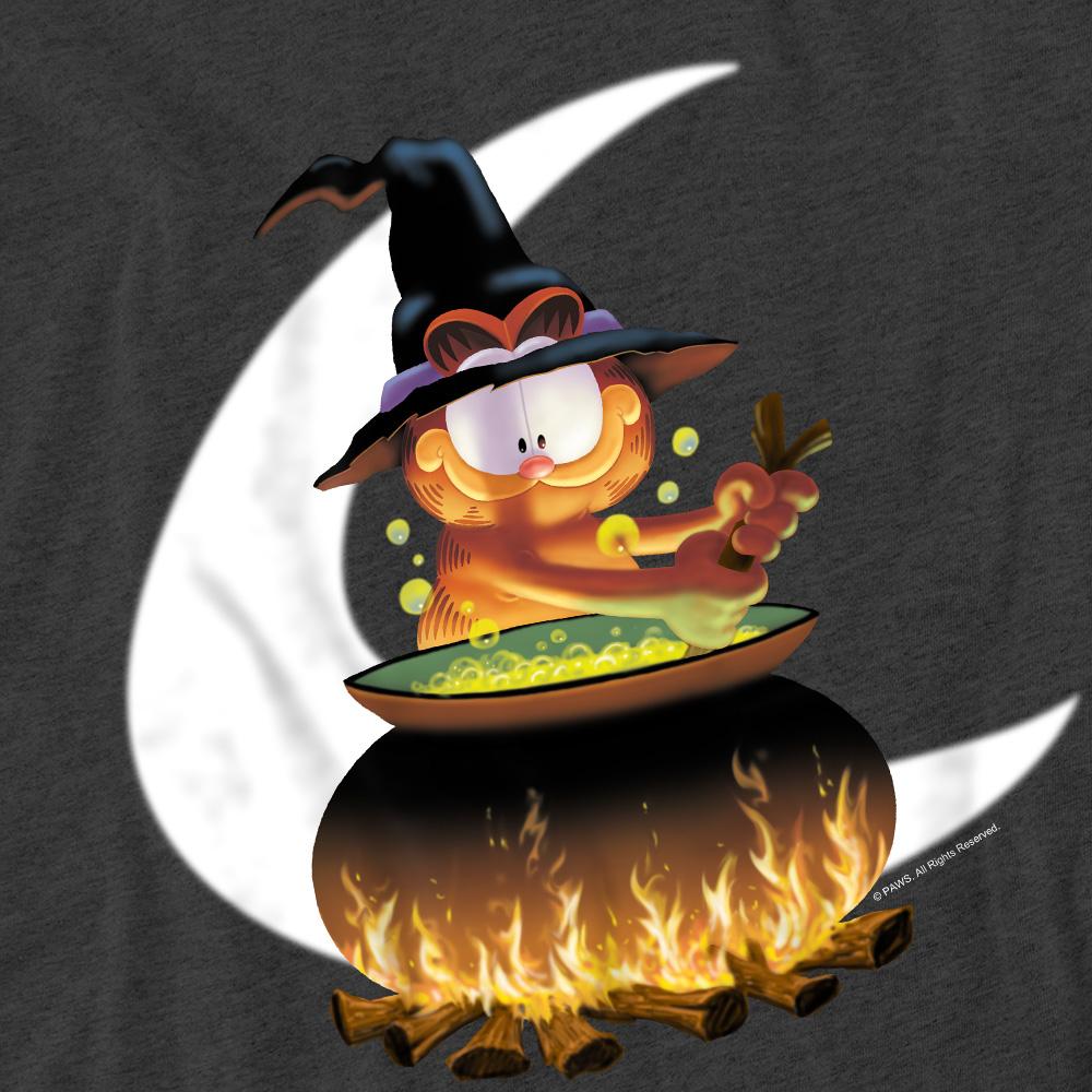 Charcoal - Pack Shot - Garfield Unisex Adult Stir The Pot T-Shirt