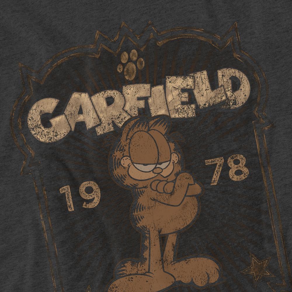 Charcoal - Pack Shot - Garfield Unisex Adult Est 1978 T-Shirt