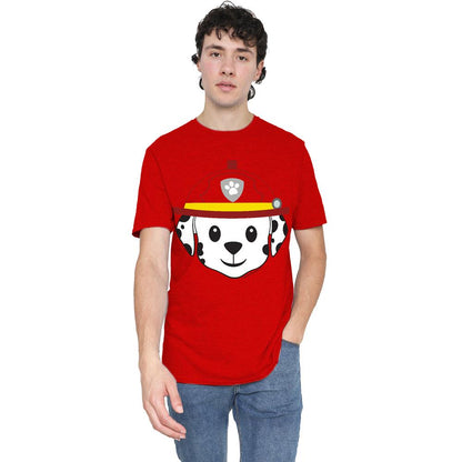 Red - Lifestyle - Paw Patrol Unisex Adult Marshall Emoji T-Shirt