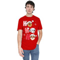 Red - Side - Paw Patrol Unisex Adult Santa Hat Christmas T-Shirt