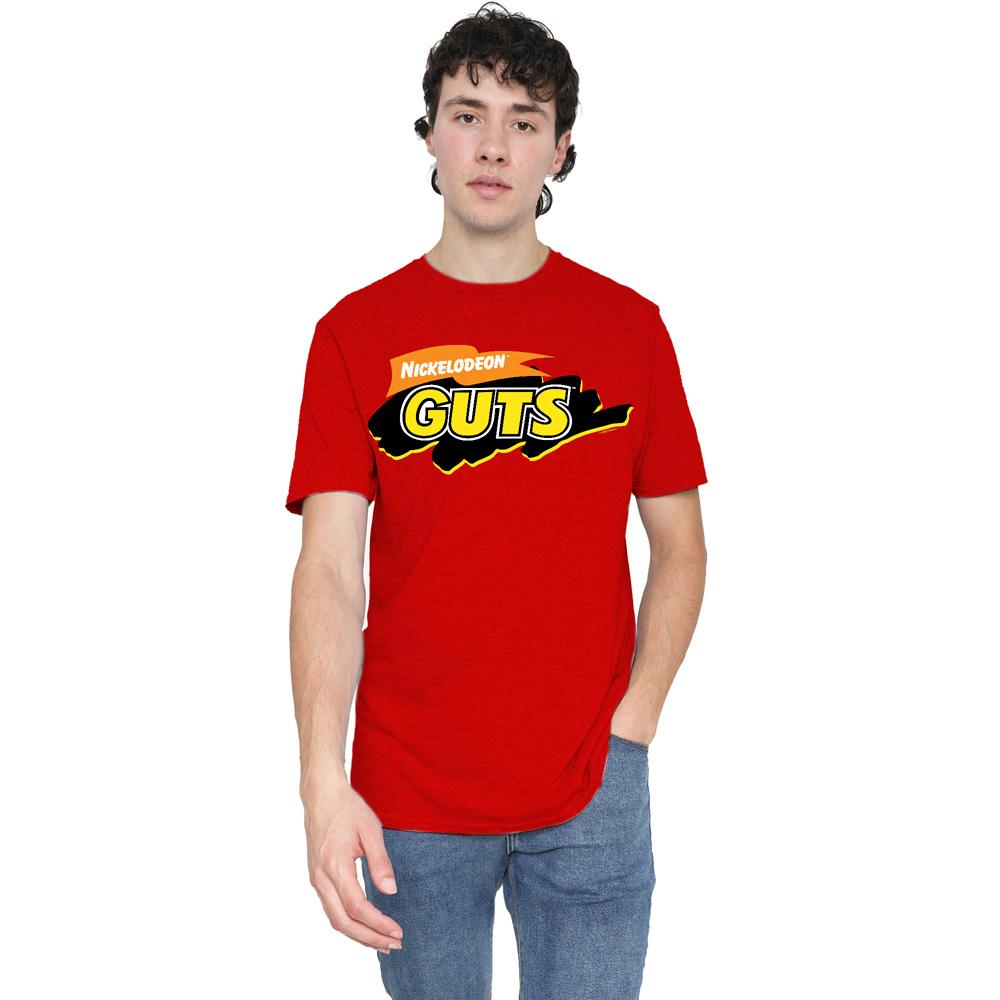 Red - Lifestyle - Nickleodeon Guts Unisex Adult Logo T-Shirt