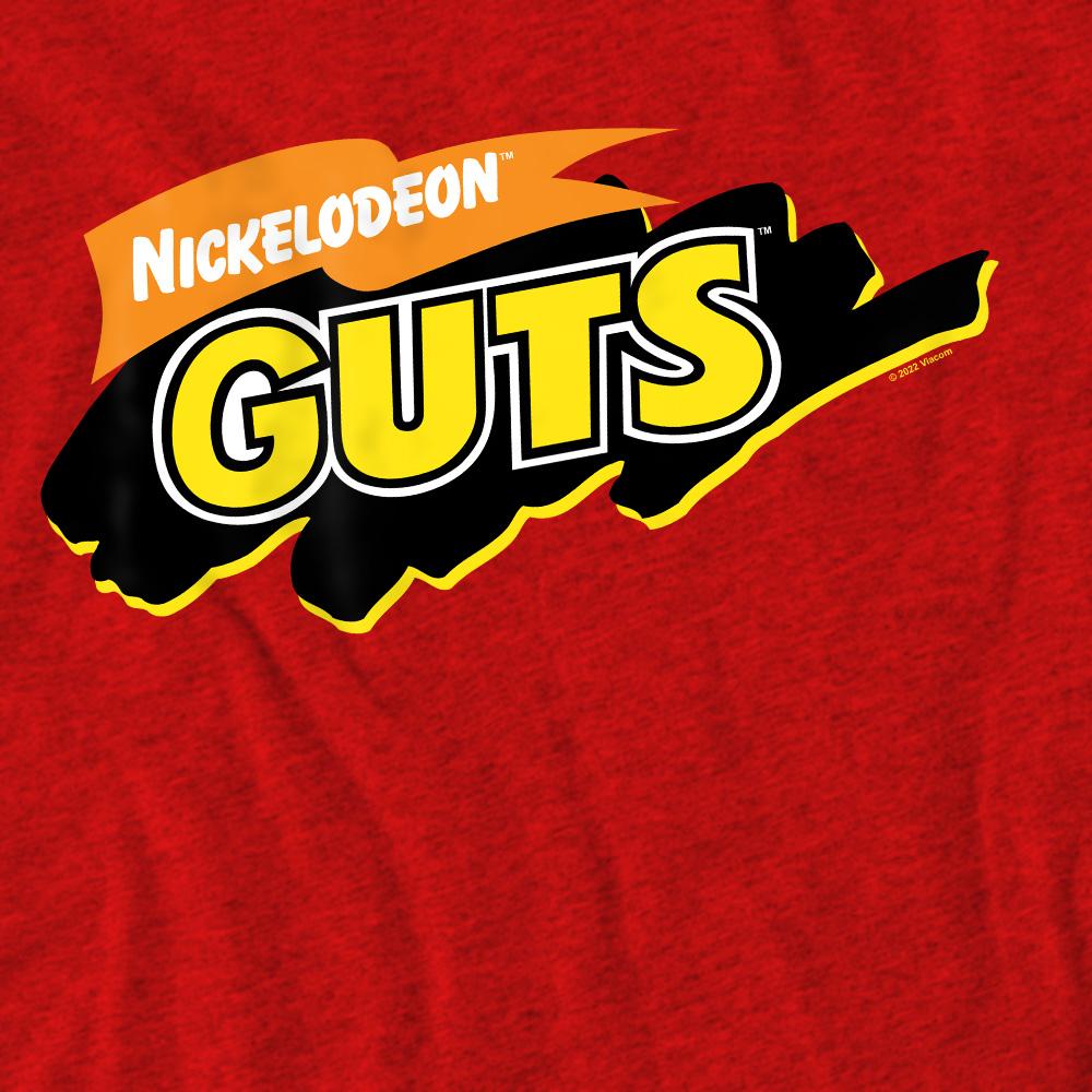 Red - Pack Shot - Nickleodeon Guts Unisex Adult Logo T-Shirt