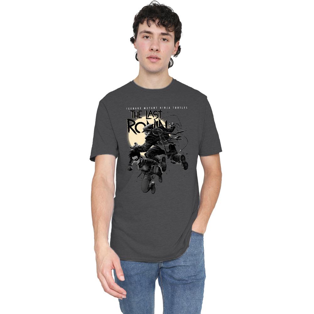 Charcoal - Lifestyle - Teenage Mutant Ninja Turtles Unisex Adult Casey Jones Leaping T-Shirt
