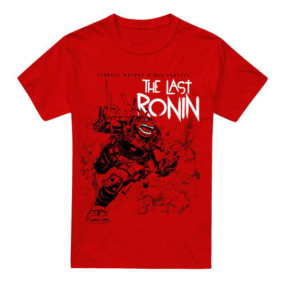 Red - Front - Teenage Mutant Ninja Turtles Unisex Adult Charging Ronin T-Shirt