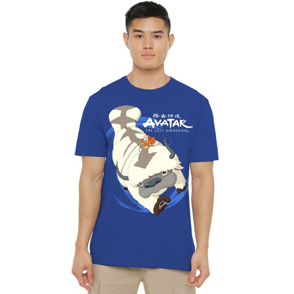 Royal Blue - Side - Avatar: The Last Airbender Unisex Adult In Flight Appa T-Shirt