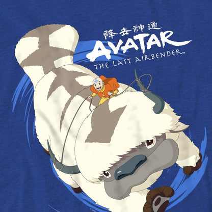 Royal Blue - Pack Shot - Avatar: The Last Airbender Unisex Adult In Flight Appa T-Shirt