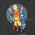 Charcoal - Pack Shot - Avatar: The Last Airbender Unisex Adult Team Avatar T-Shirt