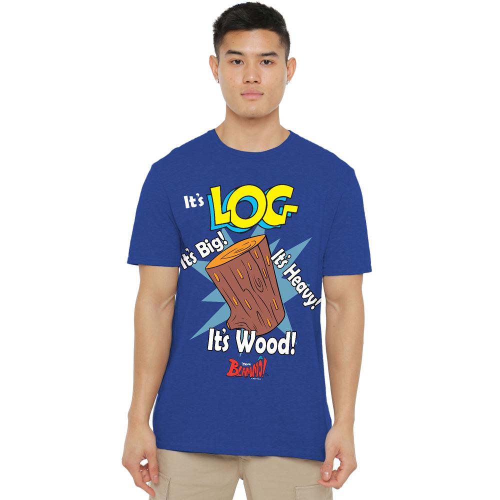 Royal Blue - Lifestyle - Ren & Stimpy Unisex Adult It´s Log T-Shirt