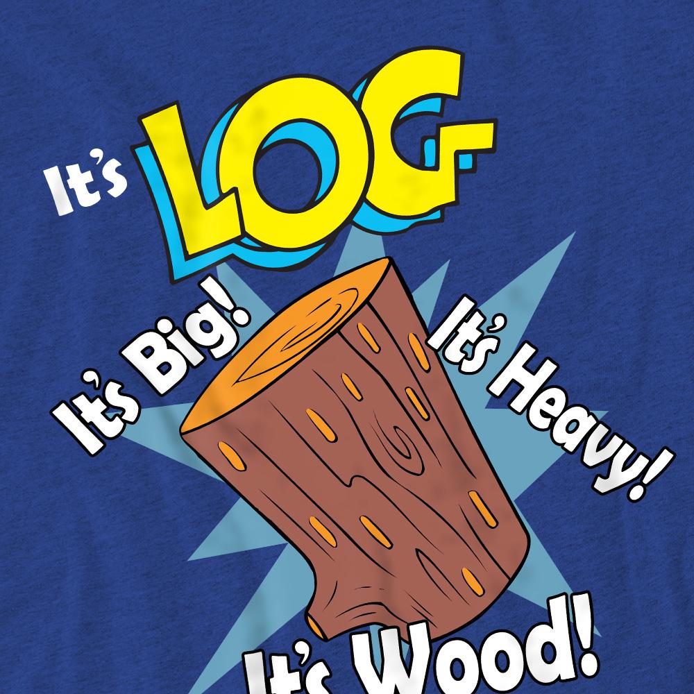 Royal Blue - Pack Shot - Ren & Stimpy Unisex Adult It´s Log T-Shirt