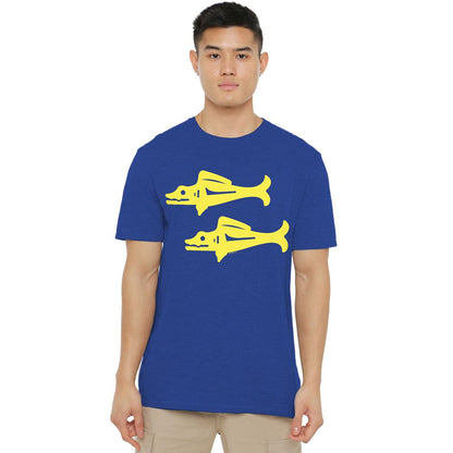 Royal Blue - Lifestyle - Legends of the Hidden Temple Unisex Adult Blue Barracudas T-Shirt