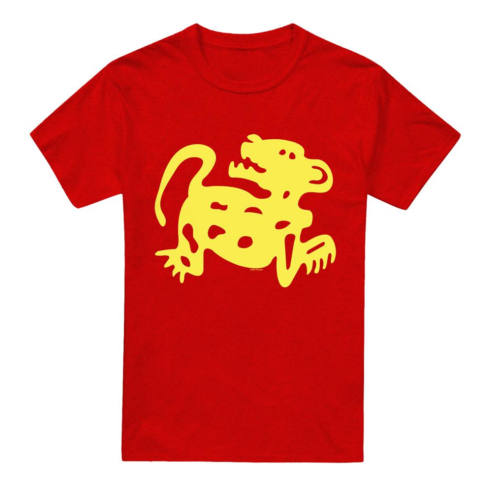 Red - Front - Legends of the Hidden Temple Unisex Adult Red Jaguars T-Shirt