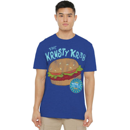 Royal Blue - Lifestyle - SpongeBob SquarePants Unisex Adult Krusty Krab T-Shirt