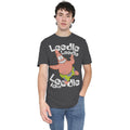 Charcoal - Side - SpongeBob SquarePants Unisex Adult Singing Patrick Star T-Shirt