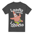 Charcoal - Front - SpongeBob SquarePants Unisex Adult Singing Patrick Star T-Shirt
