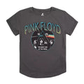 Dark Charcoal - Front - Pink Floyd Womens-Ladies Gradient Side Of The Moon T-Shirt