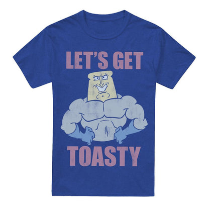 Royal Blue - Front - Ren & Stimpy Unisex Adult Let´s Get Toasty T-Shirt