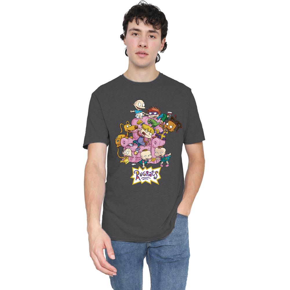 Charcoal - Lifestyle - Rugrats Unisex Adult Chair T-Shirt