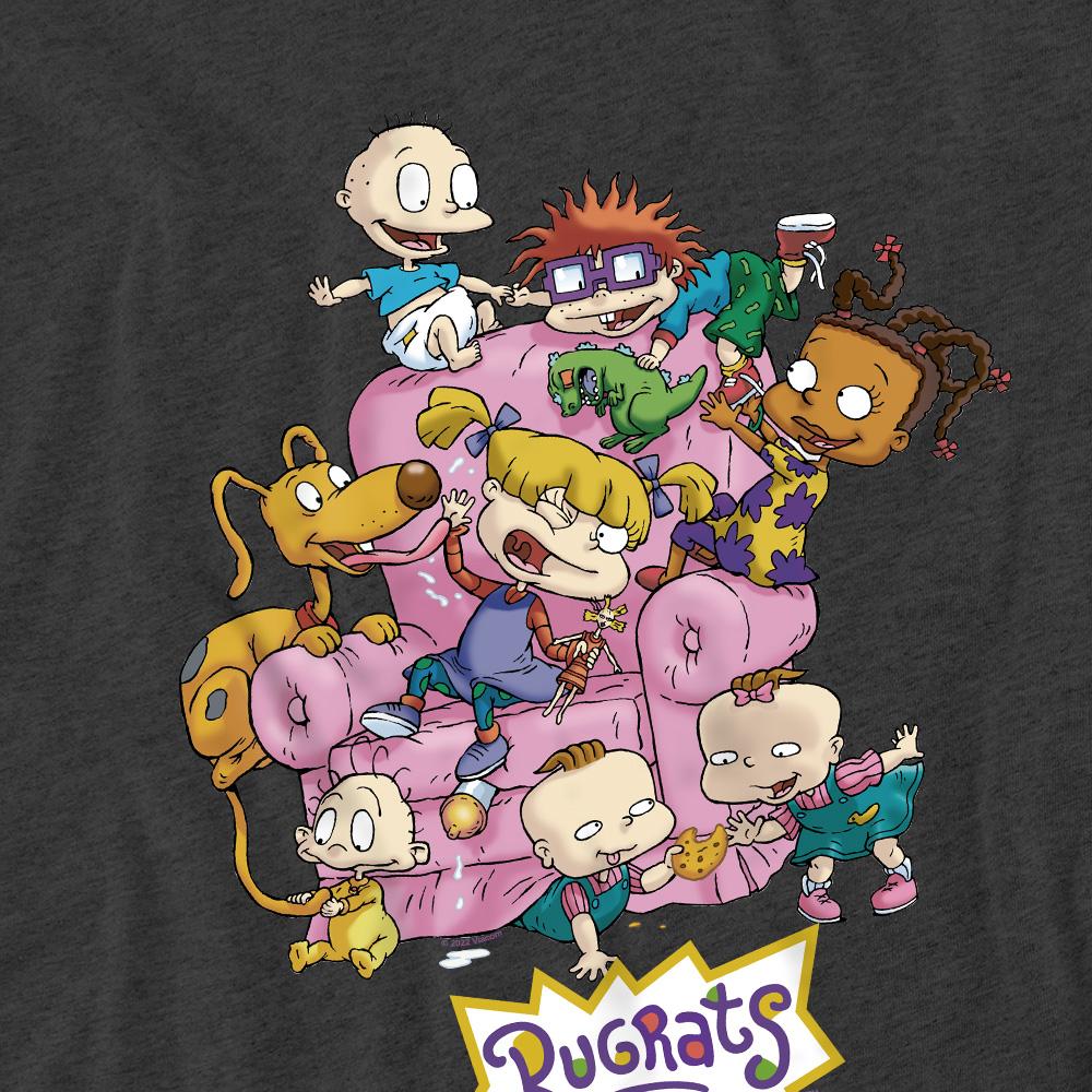 Charcoal - Pack Shot - Rugrats Unisex Adult Chair T-Shirt