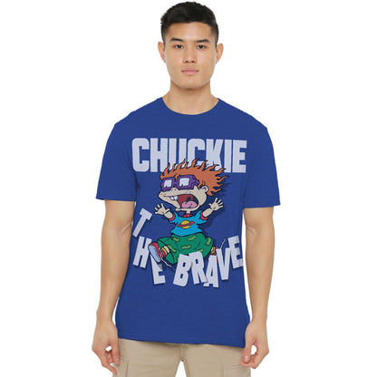 Royal Blue - Lifestyle - Rugrats Unisex Adult Chuckie The Brave T-Shirt