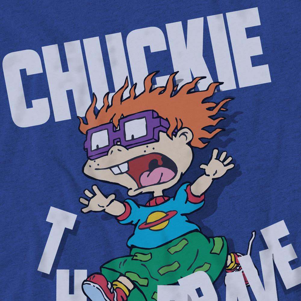 Royal Blue - Pack Shot - Rugrats Unisex Adult Chuckie The Brave T-Shirt