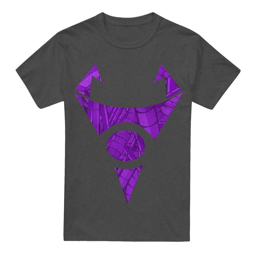 Charcoal - Front - Invader Zim Unisex Adult Irken Tubed Logo T-Shirt
