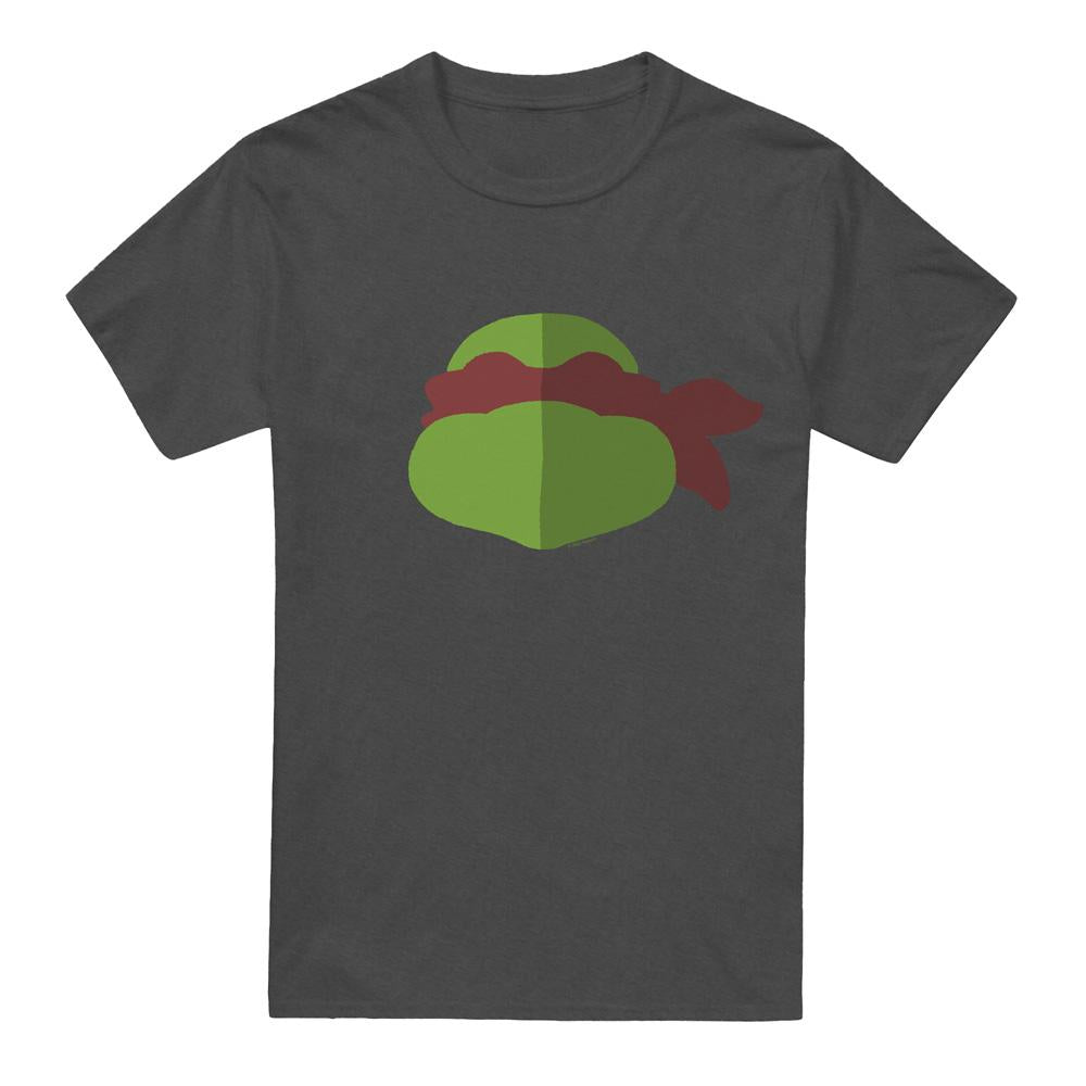 Charcoal - Front - Teenage Mutant Ninja Turtles Unisex Adult Raphael Face T-Shirt