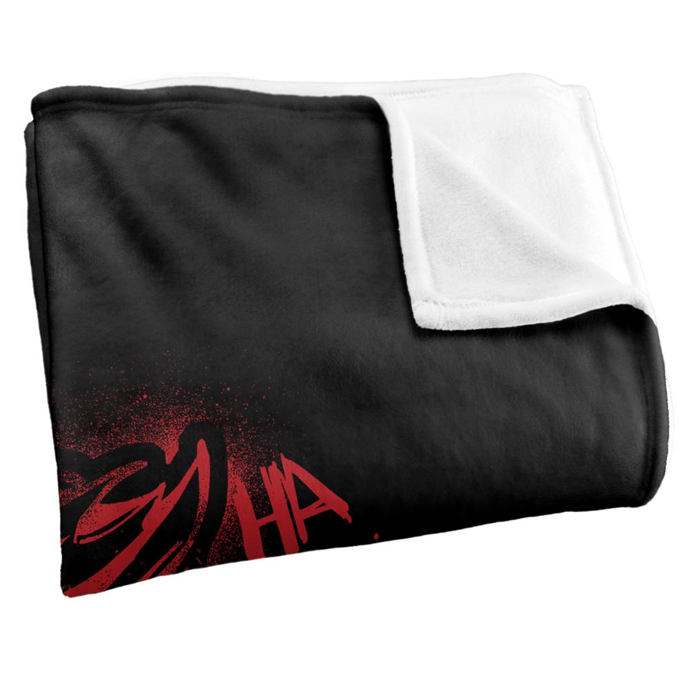 Multicoloured - Side - Batman Graffiti The Joker Blanket