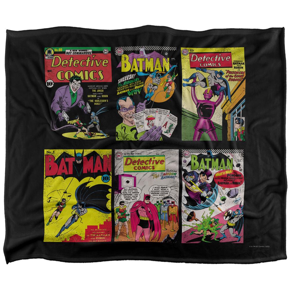 Multicoloured - Back - Batman Detective Comics Assorted Designs Blanket