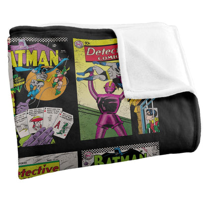 Multicoloured - Side - Batman Detective Comics Assorted Designs Blanket