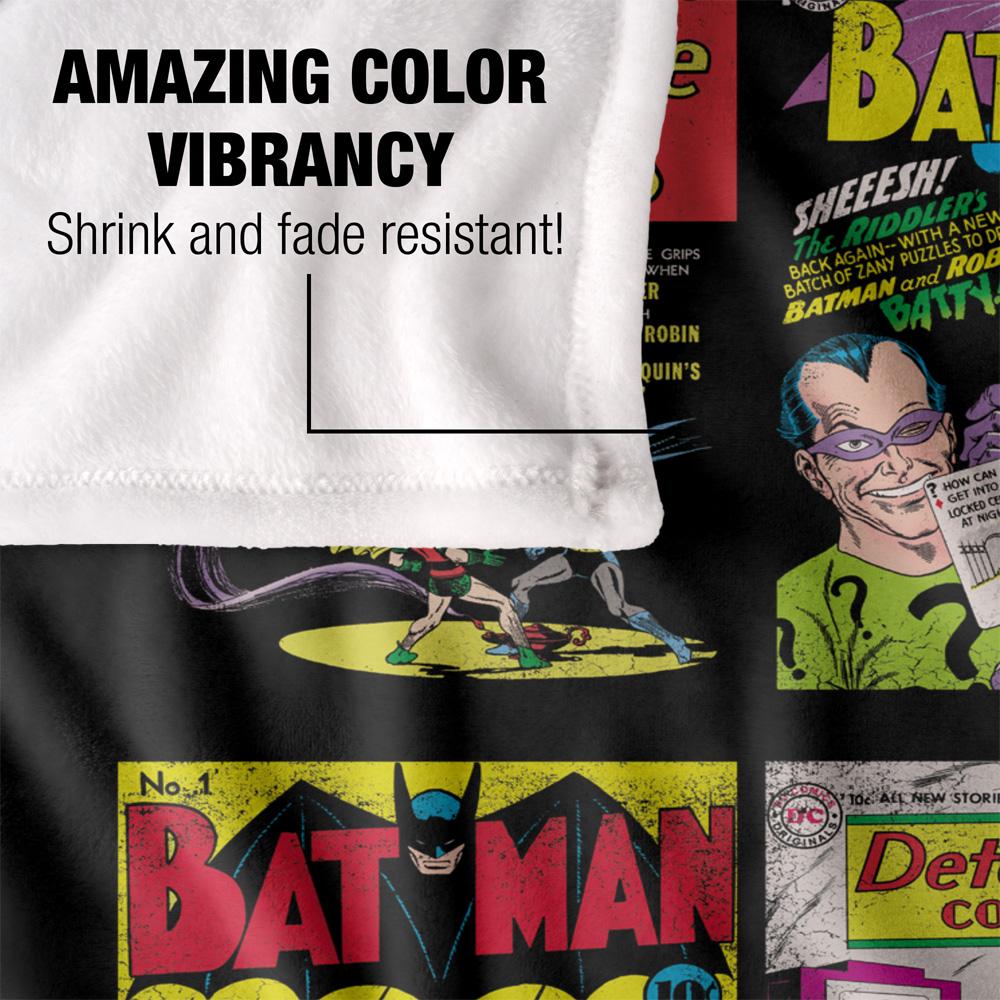 Multicoloured - Lifestyle - Batman Detective Comics Assorted Designs Blanket
