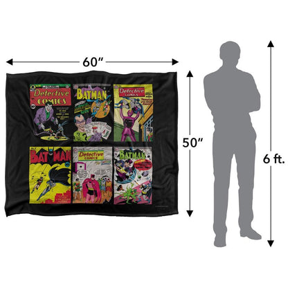 Multicoloured - Pack Shot - Batman Detective Comics Assorted Designs Blanket