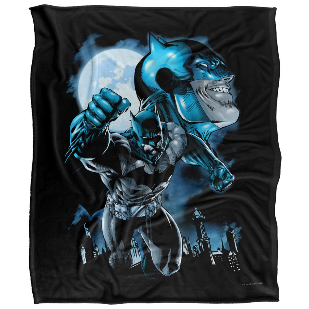 Multicoloured - Back - Batman Action Pose Blanket