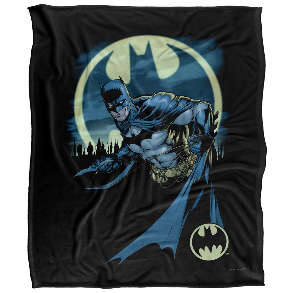 Multicoloured - Back - Batman Batarang Blanket