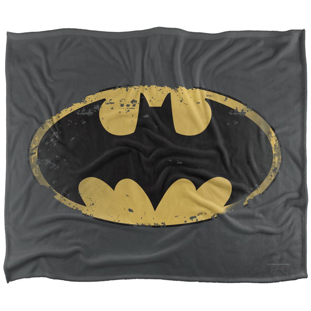 Multicoloured - Back - Batman Logo Blanket