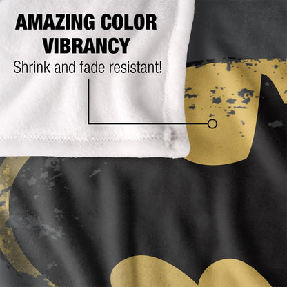 Multicoloured - Lifestyle - Batman Logo Blanket