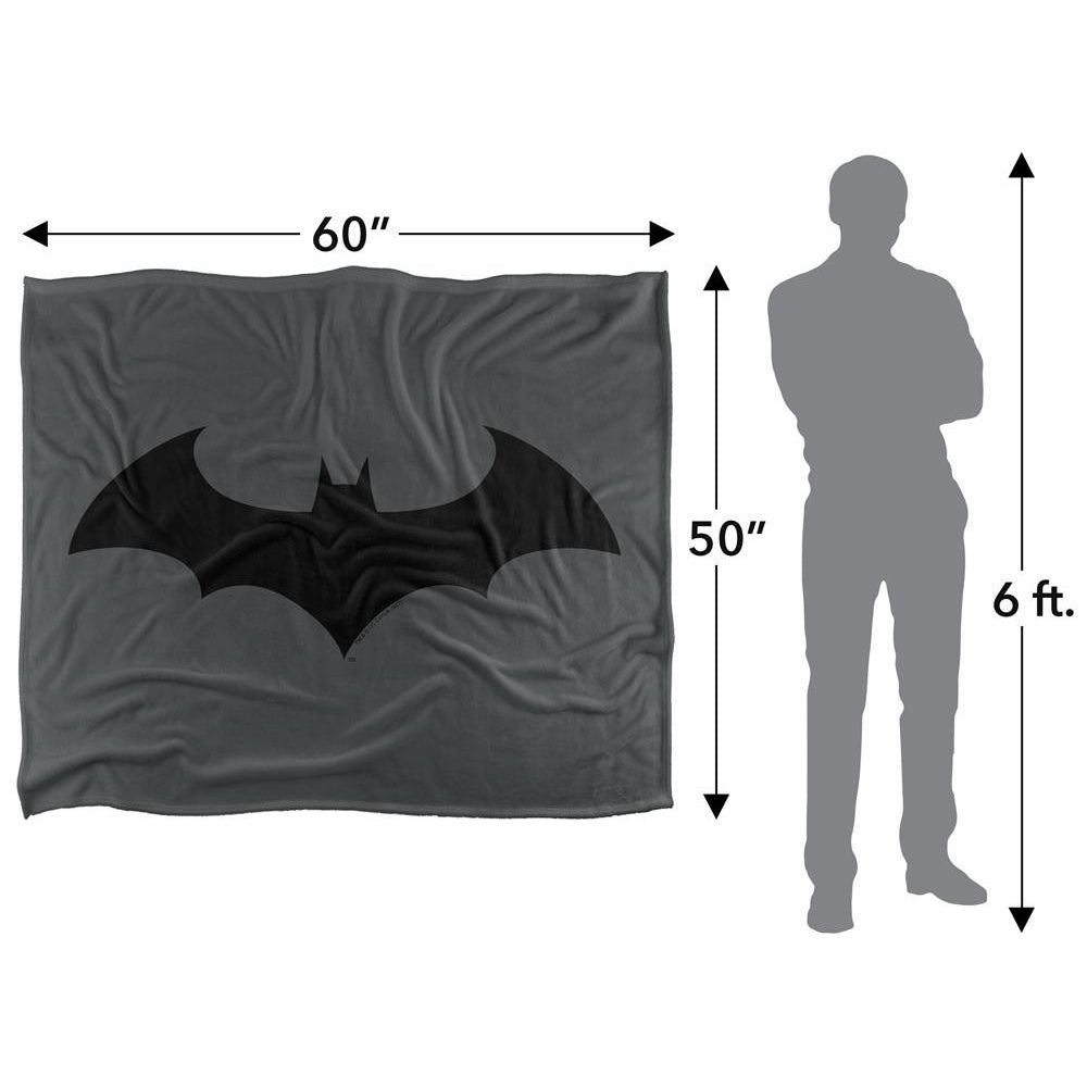 Multicoloured - Pack Shot - Batman Logo Blanket