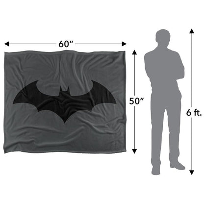 Multicoloured - Pack Shot - Batman Logo Blanket