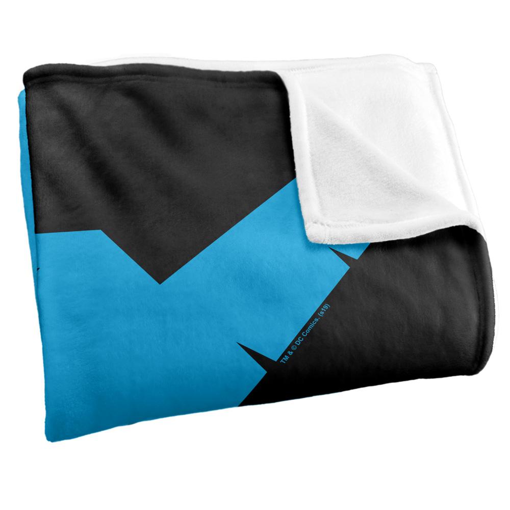 Multicoloured - Side - Batman Logo Nightwing Blanket